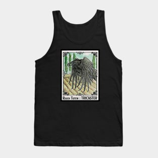 TRICKSTER Raven Totem Spirit Guide Tank Top